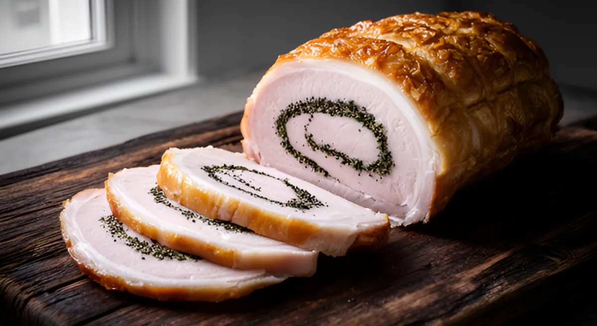 Porchetta i ugn med frasig svål